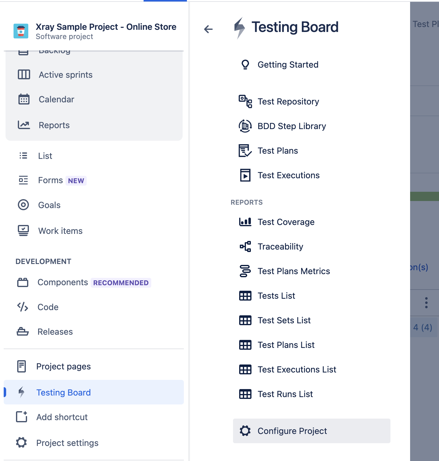 A screenshot of a Xray project configuration for Testlemon Jira Xray integration tutorial.